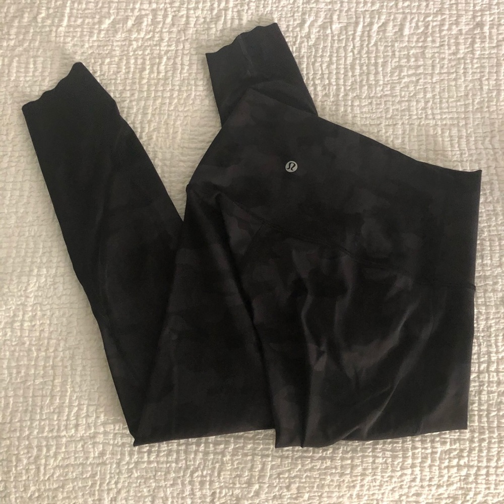 Black Camo Lululemon Leggings